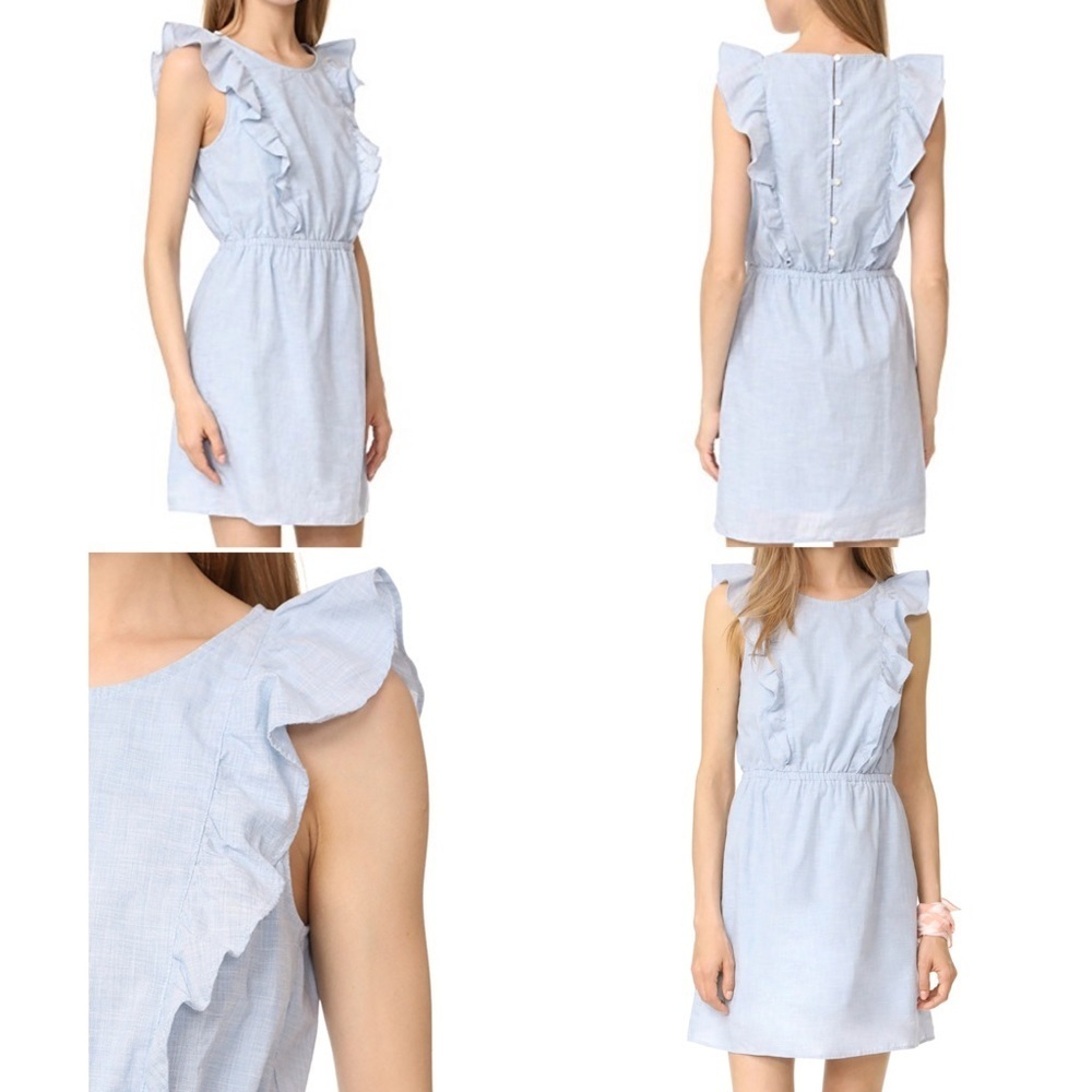 NWOT Madewell Bellflower ruffles dress